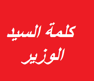 كلمة السيد وزير التعليم العالي والبحث العلمي