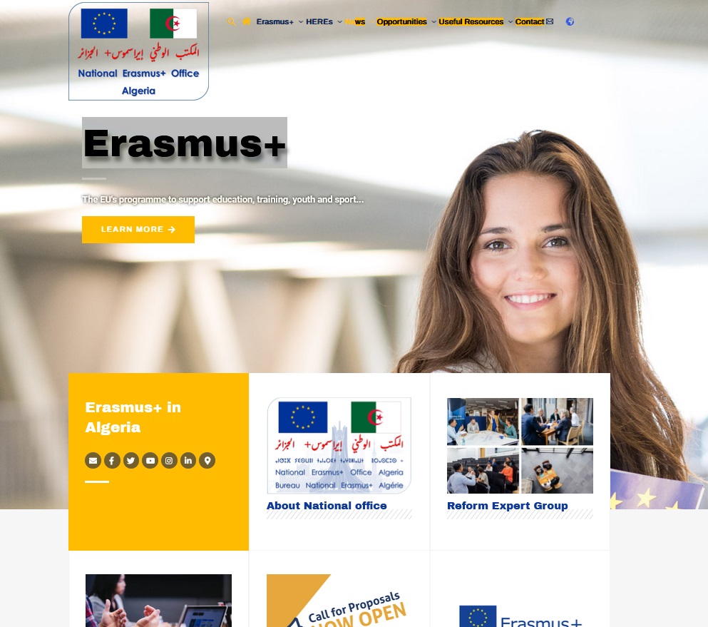 مشاريع التبادل ERASMUS+